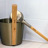 Sauna Accessories Set "Champagne", 3 parts with bucket