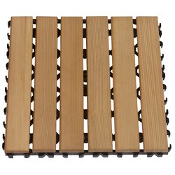 Sawo Wooden Floor Mat Block, Cedar