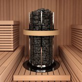 Sauna poêle électrique Sawo Tower Round TH3 4.5kW, sans contacteur, sans unité de commande