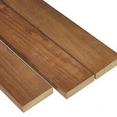 Heat treated aspen bench wood SHP 28x42, 2400mm