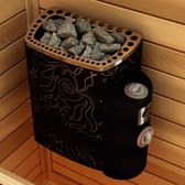 Elektrische saunaöfen Sawo Minidragon 3.0kW, mit eingebauter Steuerung