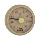 Sawo Thermometer 102-TP, Gravierte rund, Kiefer