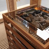 Sauna poêle électrique Sawo Taurus 15.0kW, doté d'un séparateur à pierres