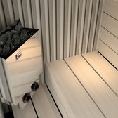 Sauna poêle électrique Sawo Nordex Mini 3.6kW, avec l ’unité de commande integrée