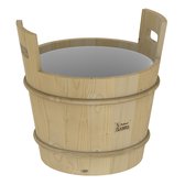Sawo Bucket 381-P, 18L with plastic insert, Pine