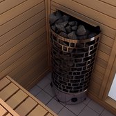 Elektrische saunaöfen Sawo Aries Wall ARI3 7.5kW, mit eingebauter Steuerung