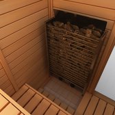 Elektrische saunaöfen Sawo Cirrus Rock 6.0kW, mit eingebauter Steuerung