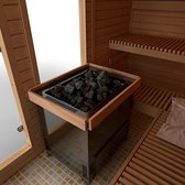 Sauna poêle électrique Sawo Taurus 15.0kW, doté d'un séparateur à pierres
