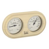 Sawo Thermo-Hygrometer 222-THP, Oval, Pine