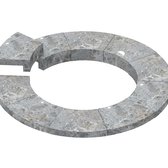 Sawo Soapstone Embedding Flange for Tower TH2 Round