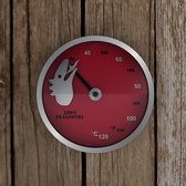 Sawo Firemeter rödfärgat rostfritt stål