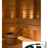 Kit Cariitti éclairage sauna avec projecteur VPL10-E161, 1 W (IP55)