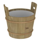 Sawo Bucket 381-D, 18L with plastic insert, Cedar